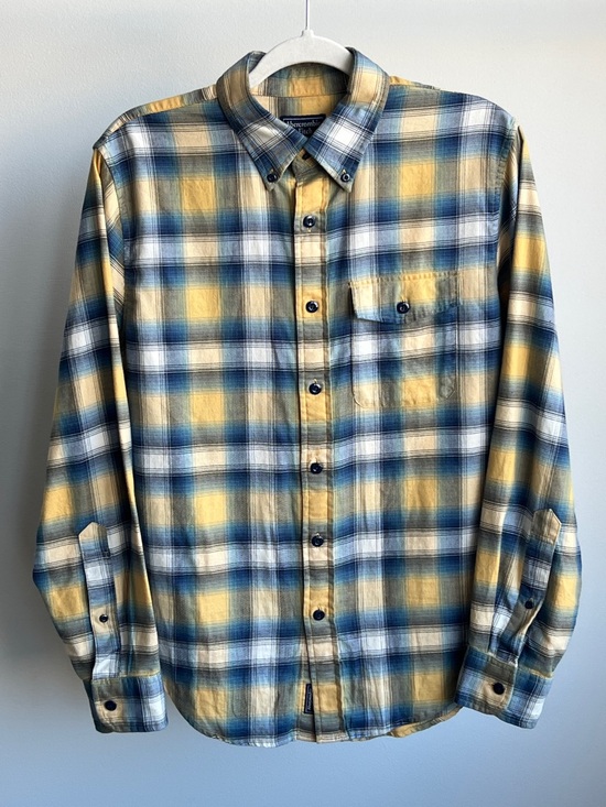 Abercrombie & Fitch Other - Abercrombie & Fitch Yellow and Blue Plaid Button-Down Shirt